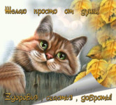 Желаю просто от души...здоровья, счастья, доброты